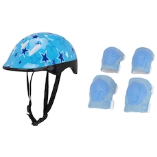 Kit de Proteção Infantil Spin - 1 Capacete + 1 Par Joelheiras + 1 Par Cotoveleiras