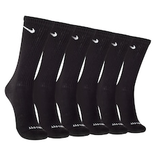 Kit de Meias Nike Everday Plus Cush Crew com 3 Pares - Tam 39-43 - Adulto