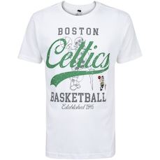 Camiseta Boston Celtics NBA Manga Curta Masculina Estampada N530A