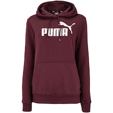Blusão Puma Feminino com Capuz Essentials Logo Hoodie