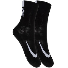 Kit de Meias Nike Multiplier Crew - 2 Pares - 34 a 38