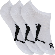 Kit de Meias Puma Sapatilha Invisivel com 3 Pares 25 a 28 - Infantil