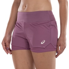 Short Feminino ASICS Duplo de Malha