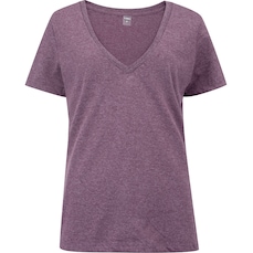 Camiseta Cava Tradicional Oxer Manga Curta Decote V Sportive - Feminina