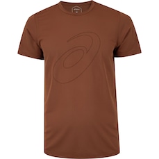 Camiseta ASICS Manga Curta Logo Espiral Crepe - Masculina