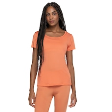 Camiseta Lauf Manga Curta Basic Color - Feminina