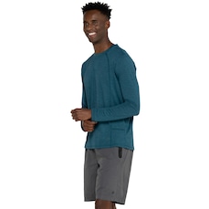 Camiseta Masculina Oxer Manga Longa Mescla Flat