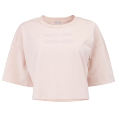 Blusa Cropped Manga Curta Feminina ASICS Box Quadrada