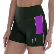 Bermuda Feminina Oxer Textura Cós Médio Média Compressão