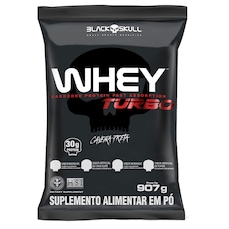 Whey Protein Black Skull Chocolate Whey Turbo - Refil - 907g