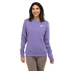 Blusão Feminino Nike Club Fleece Crew