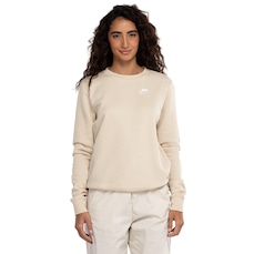 Blusão Feminino Nike Club Fleece Crew