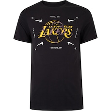 Camiseta Los Angeles Lakers Nike NBA Masculina Manga Curta Es Atc Lgo