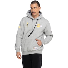 Blusão Los Angeles Lakers Mitchell & Ness Masculino com Capuz MT508