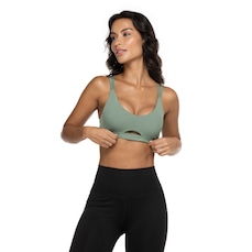 Top Fitness com Bojo adidas Baixa Sustentação Yoga Luxe Studio