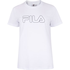 Camiseta Feminina Fila Manga Curta Basic Outline