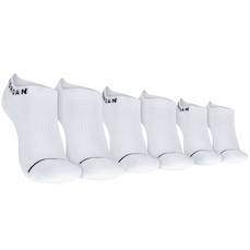 Kit de Meias Cano Invisível Nike Masculino Jordan Dri-Fit No Show com 3 Pares