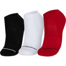 Kit de Meias Cano Invisível Nike Feminino Jordan Dri-Fit No Show com 3 Pares