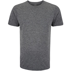 Camiseta Masculina Oxer Manga Curta Malha Mescla Basic