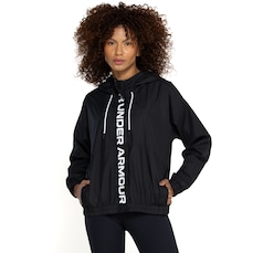 Jaqueta Feminina Under Armour com Capuz Rush Woven FZ
