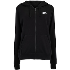 Jaqueta Feminina Nike com Capuz Sportswear Club FLC FZ