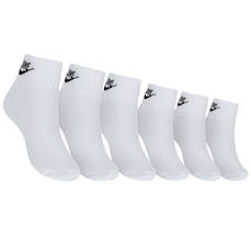 Kit de Meias Nike Cano Médio Sportswear Everyday Essential Ankle - Adulto - 3 Pares