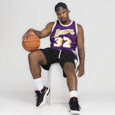 Camiseta Regata Magic Johson Los Angeles Lakers Mitchell & Ness NBA Swingman Road Jersey
