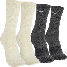 Kit de Meias Cano Alto Nike Everyday Plus Cush Crew com 2 Pares - Adulto