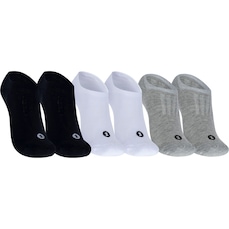 Kit 3 Pares de Meias Não Atoalhada Invisível Tamanho 34-38 Casual Oxer Adulto