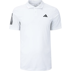 Camisa Polo Masculina adidas Manga Curta Club 3 Stripes