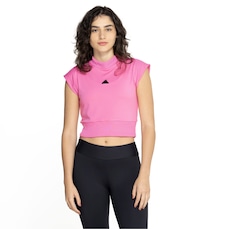 Camiseta Regata Cropped Feminina adidas Z N E