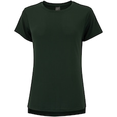 Camiseta Oxer Feminina Alongada Abertura Lateral