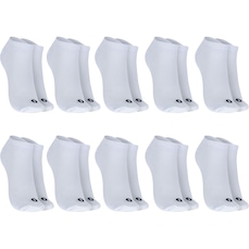 Kit de Meia Oxer Cano Baixo Respirável - Adulto - 10 Pares