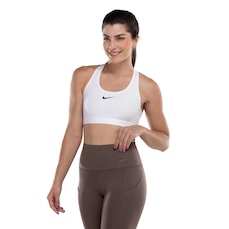 Top Fitness com Bojo Nike Média Sustentação Swoosh Sport