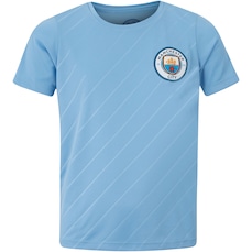 Camiseta do Manchester City Infantil Embossed