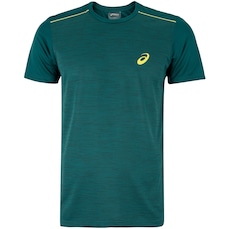 Camiseta Masculina ASICS Manga Curta Leve Mesh Antiodor