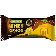 Whey Grego Doce de Leite Havanna com Limão Siciliano 40g Nutrata