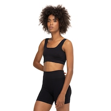 Top Fitness sem Bojo Oxer Média Sustentação Canelado Sem Costura