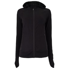 Jaqueta Feminina Oxer com Capuz Jogging com Bolso Seguro