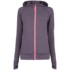 Jaqueta Feminina Oxer com Capuz Jogging com Bolso Seguro