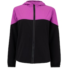 Jaqueta Feminina Oxer com Capuz Recortada Packable Refletivo