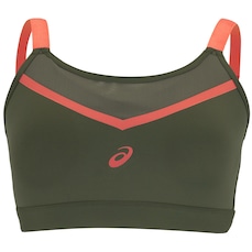Top Fitness com Bojo Fixo ASICS Alta Sustentação Manta