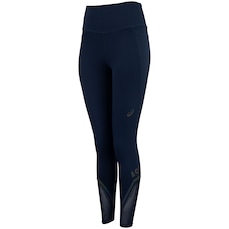 Calça Legging Feminina ASICS Recorte e Textura Alta Compressão