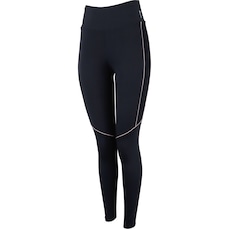 Calça Legging Feminina Oxer Textura New Média Compressão Cós Médio