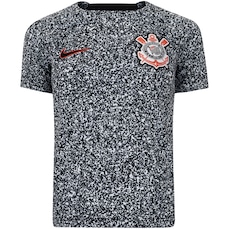 Camisa do Corinthians Nike Infantil Pré-Jogo Torcedor