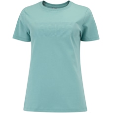 Camiseta Feminina ASICS Manga Curta Malha Cava Tradicional