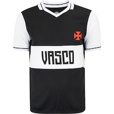 Camiseta do Vasco da Gama Masculina Retrô Anos 80 Dry