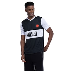 Camiseta do Vasco da Gama Masculina Retrô Anos 80 Dry