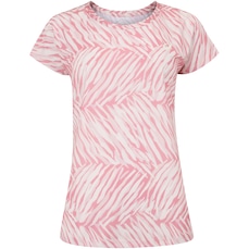 Camiseta Feminina ASICS Manga Curta Estampa Zebra Cava Tradicional