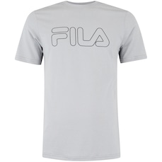 Camiseta Masculina Fila Manga Curta Letter Outline